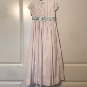 Custom Flower Girl dress with sash
